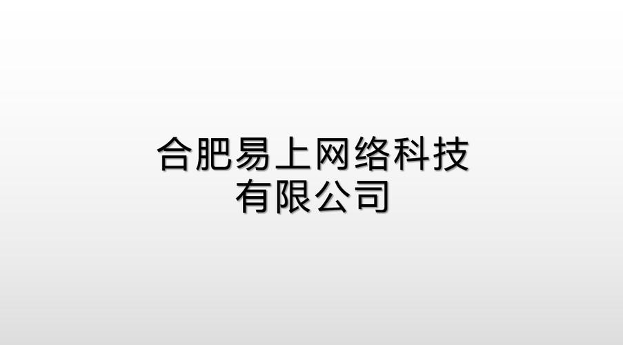合肥易上网络科技